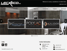 Tablet Screenshot of lecxeco.com